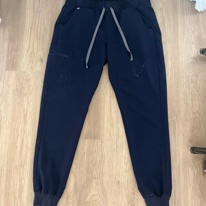 FIGS Navy Zamora Jogger Scrub Pants